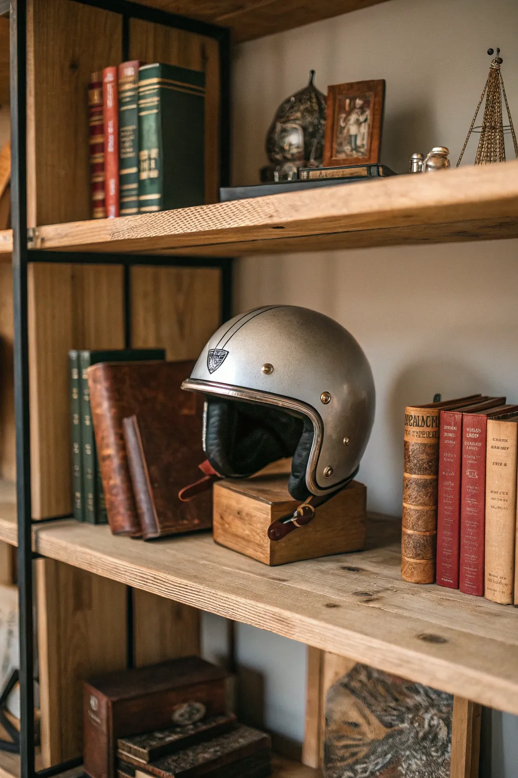 Stylish Mini Helmet Display Solutions
